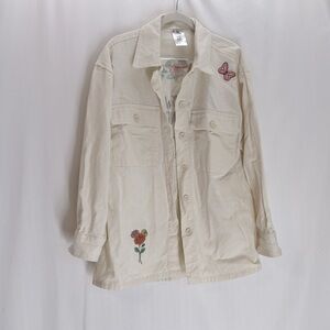 Disney grow happiness denim jacket size small